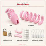 Cage de Chasteté   Rose — contenu