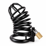 Cage de Chasteté   Prison Argentée — packshot noir