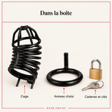 Cage de Chasteté   Prison Argentée — contenu