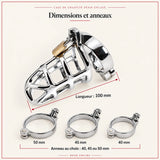 Cage de Chasteté   Pénis Encagé — dimensions