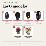 Cagoule Bondage Cuir PU Privation Sensorielle : les 6 modèles