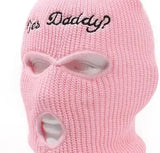 Cagoule Brodée Yes Daddy 3 Trous : cagoule en maille brodée Yes Daddy, photo 3