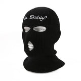Cagoule Brodée Yes Daddy 3 Trous : cagoule en maille brodée Yes Daddy, photo 7