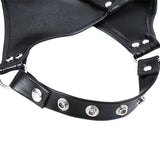 Cagoule Ponyplay à Queue de Cheval : cagoule ponyplay en similicuir avec queue de cheval, photo 6