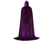 Cape Velours à Capuche 8 Coloris : cape longue en velours avec capuche, photo 6