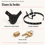 Ceinture de Chasteté Homme en Résine — Contenu de la boîte