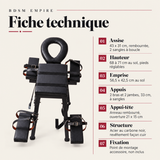 Chaise de Bondage BDSM Bastille : fiche technique