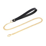 Collier Esclave BDSM Cuir Anneau : collier esclave en cuir à anneau, marron ou noir, photo 5
