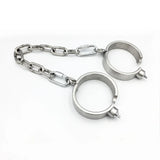 Collier, Menottes et Entraves Acier Lourd : ensemble collier, menottes et entraves en acier inoxydable, photo 15
