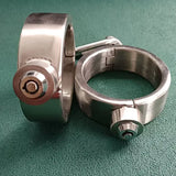 Collier, Menottes et Entraves Acier Lourd : ensemble collier, menottes et entraves en acier inoxydable, photo 6