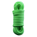 Corde Bondage Fluorescente Verte : corde vert fluorescent tressée à embouts métalliques, photo 1