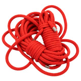 Corde Shibari en Coton 5 à 20 m : corde shibari en coton enroulée, embouts métalliques, photo 3