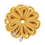 Corde Shibari Satinée 8 Coloris : corde shibari satinée en nylon torsadé, embouts métalliques, photo 1