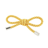 Corde Shibari Satinée 8 Coloris : corde shibari satinée en nylon torsadé, embouts métalliques, photo 4
