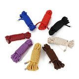 Corde Shibari Satinée 8 Coloris : corde shibari satinée en nylon torsadé, embouts métalliques, photo 6