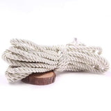 Cordon Satin Torsadé 5 mm : cordon satin torsadé 5 mm, rouleau sur fond blanc, photo 11
