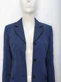 Costume Cavalière Veste d'Équitation : blazer d'équitation boutonné à col à revers, photo 4