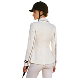 Costume Cavalière Veste d'Équitation : blazer d'équitation boutonné à col à revers, photo 6