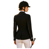 Costume Cavalière Veste d'Équitation : blazer d'équitation boutonné à col à revers, photo 8