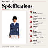 Costume Cavalière Veste d'Équitation : spécifications