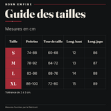 Costume Égyptienne Sexy Noir et Or : guide des tailles