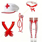 Costume Infirmière Trois Sets au Choix : costume d'infirmière avec coiffe et accessoires, photo 2