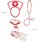 Costume Infirmière Trois Sets au Choix : costume d'infirmière avec coiffe et accessoires, photo 4