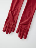 Costume Infirmière Zombie Gants Rouges : robe d'infirmière zombie blanche tachée, coiffe, photo 7