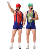 Costume Plombier Homme Salopette Ajourée : salopette de plombier ajourée pour homme, photo 1