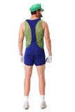 Costume Plombier Homme Salopette Ajourée : salopette de plombier ajourée pour homme, photo 4
