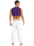 Costume Prince Oriental Homme Gilet Sarouel : costume de prince oriental, gilet et sarouel pour homme, photo 3