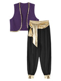 Costume Prince Oriental Homme Gilet Sarouel : costume de prince oriental, gilet et sarouel pour homme, photo 6