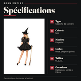 Costume Sorcière Classique Chapeau Pointu : spécifications