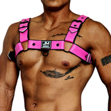 Ensemble Harnais et Jock Similicuir : ensemble harnais bulldog à rivets et jockstrap brillant, photo 6