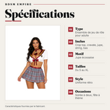 Ensemble Jupe Écossaise et Cravate : spécifications