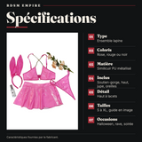 Ensemble Lapine Vinyle 3 Pièces : spécifications