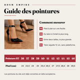 Escarpins Vernis Bride Cheville Strass : guide des pointures