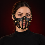 Masque Muselière et Bandeau Cuir PU