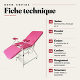 Fauteuil Gynécologique BDSM : fiche technique