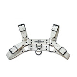 Harnais Bulldog Homme Clouté : harnais bulldog à rivets et plaque centrale, photo 8