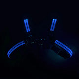 Harnais LED Homme Lumineux : harnais bulldog homme à bandes lumineuses LED, photo 10