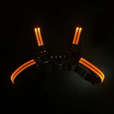 Harnais LED Homme Lumineux : harnais bulldog homme à bandes lumineuses LED, photo 8