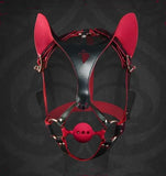 Harnais de Tête Puppy à Oreilles et Bâillon : harnais de tête puppy à oreilles avec bâillon, photo 2