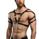 Harnais Torse Homme Anneau D : harnais de torse à bretelles larges et anneau D, photo 7
