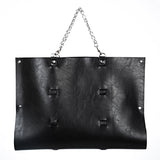 Kit Dominatrice Minuit : pochette fermée, chaîne de suspension, noir