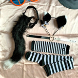 Kit Petplay Chaton : ensemble posé, noir et blanc