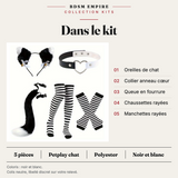 Kit Petplay Chaton : carte du contenu, pièces numérotées et caractéristiques