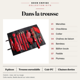 Kit de Soumission Nocturne : carte du contenu, pièces numérotées et caractéristiques