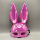 Masque Lapin Brillant 5 Coloris : demi-masque de lapin à finition brillante, photo 3