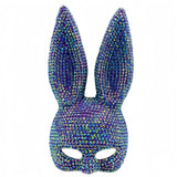 Masque Lapin Pailleté 7 Coloris : masque de lapin pailleté à longues oreilles, photo 2